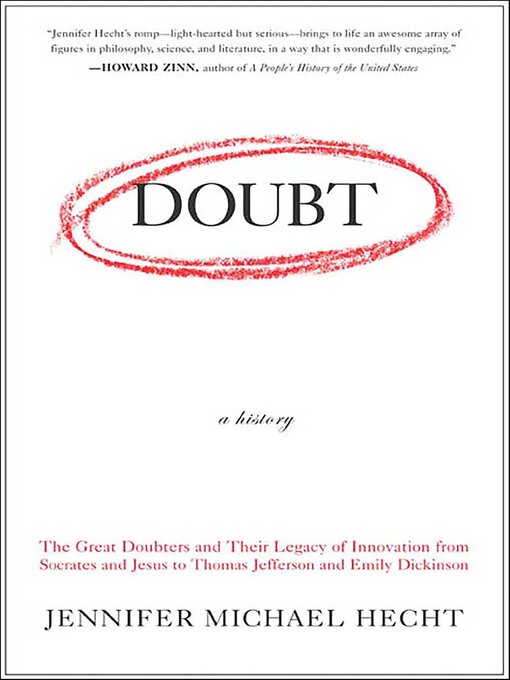 Title details for Doubt by Jennifer Michael Hecht - Wait list